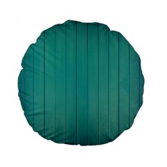 Green Surface  Standard 15  Premium Flano Round Cushions by artworkshop