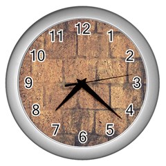 Architecture  Wall Clock (silver) by artworkshop