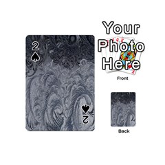 Ice Frost Crystals Playing Cards 54 Designs (mini) by artworkshop