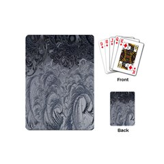 Ice Frost Crystals Playing Cards Single Design (mini)