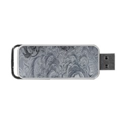 Ice Frost Crystals Portable Usb Flash (two Sides) by artworkshop