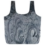 Ice Frost Crystals Full Print Recycle Bag (XXL) Back