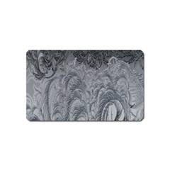 Ice Frost Crystals Magnet (name Card) by artworkshop