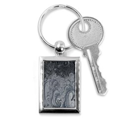 Ice Frost Crystals Key Chain (rectangle) by artworkshop