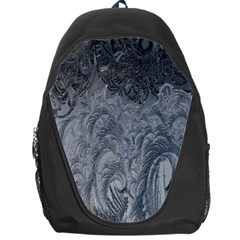 Ice Frost Crystals Backpack Bag by artworkshop