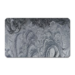 Ice Frost Crystals Magnet (rectangular) by artworkshop