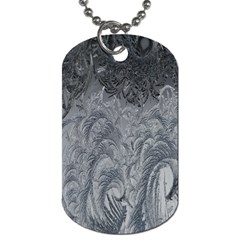 Ice Frost Crystals Dog Tag (two Sides) by artworkshop