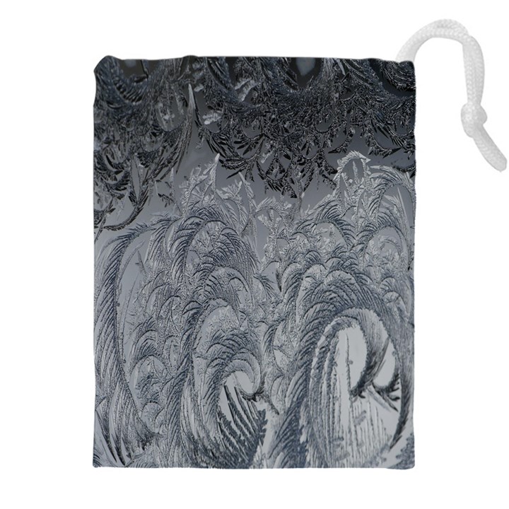 Ice Frost Crystals Drawstring Pouch (4XL)