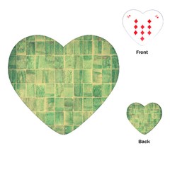 Bathroom Ceramic  Playing Cards Single Design (Heart)