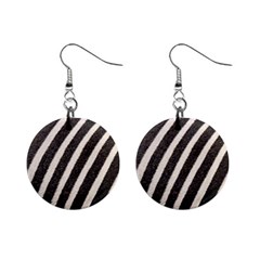  Zebra Pattern  Mini Button Earrings by artworkshop