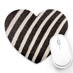  Zebra Pattern  Heart Mousepads by artworkshop