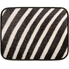  Zebra Pattern  Double Sided Fleece Blanket (mini)  by artworkshop