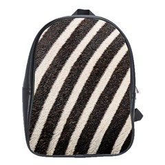  Zebra Pattern  School Bag (xl) by artworkshop