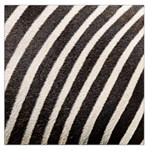  Zebra Pattern  Square Satin Scarf (36  x 36 ) Front