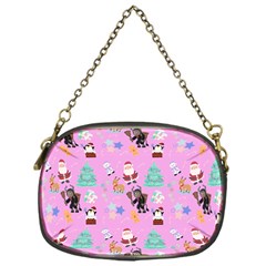 Pink Krampus Christmas Chain Purse (one Side)