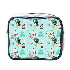 Green Krampus Christmas Mini Toiletries Bag (One Side)