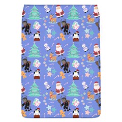 Blue Krampus Christmas Removable Flap Cover (l)