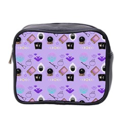 Pale Purple Goth Mini Toiletries Bag (two Sides)