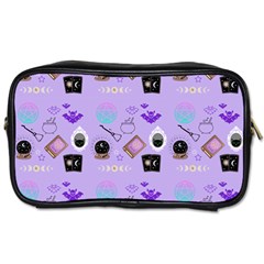 Pale Purple Goth Toiletries Bag (two Sides)