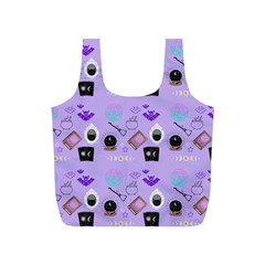 Pale Purple Goth Full Print Recycle Bag (s)