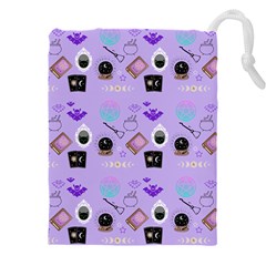 Pale Purple Goth Drawstring Pouch (5xl)