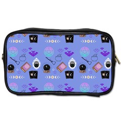 Pale Blue Goth Toiletries Bag (one Side)