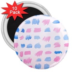 Background Collor 3  Magnets (10 Pack)  by nate14shop