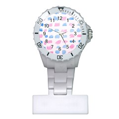 Background Collor Plastic Nurses Watch by nate14shop