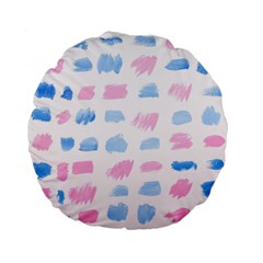 Background Collor Standard 15  Premium Flano Round Cushions by nate14shop