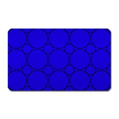 Background-blue Magnet (Rectangular)