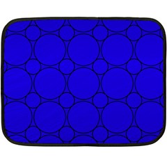 Background-blue Double Sided Fleece Blanket (Mini) 