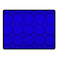 Background-blue Double Sided Fleece Blanket (small)  by nate14shop