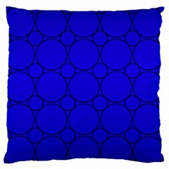 Background-blue Large Flano Cushion Case (One Side)