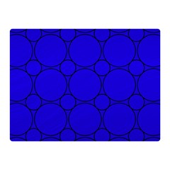 Background-blue Double Sided Flano Blanket (Mini) 