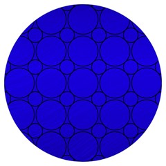 Background-blue Round Trivet