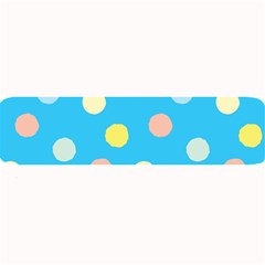 Blue Polkadot Large Bar Mats by nate14shop