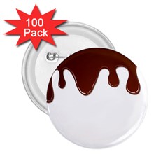 Chocolate 2 25  Buttons (100 Pack)  by nate14shop