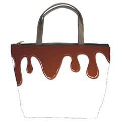 Chocolate Bucket Bag by nate14shop