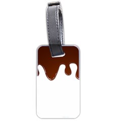 Chocolate Luggage Tag (two Sides) by nate14shop