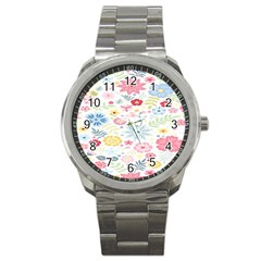 Graphic Art Sport Metal Watch by nate14shop