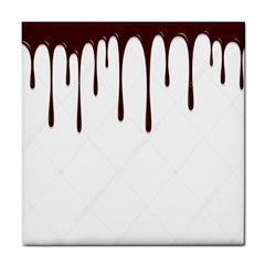 Illustration-chocolate-dropping-chocolate-background-vector Tile Coaster by nate14shop