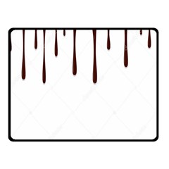 Illustration-chocolate-dropping-chocolate-background-vector Fleece Blanket (small) by nate14shop