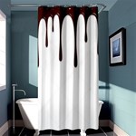 Illustration-chocolate-dropping-chocolate-background-vector Shower Curtain 36  x 72  (Stall)  Curtain(36 X72 ) - 33.26 x66.24  Curtain(36 X72 )