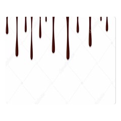 Illustration-chocolate-dropping-chocolate-background-vector Double Sided Flano Blanket (large)  by nate14shop