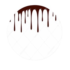 Illustration-chocolate-dropping-chocolate-background-vector Mini Round Pill Box by nate14shop