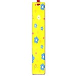 Floral Yellow Large Book Marks Front