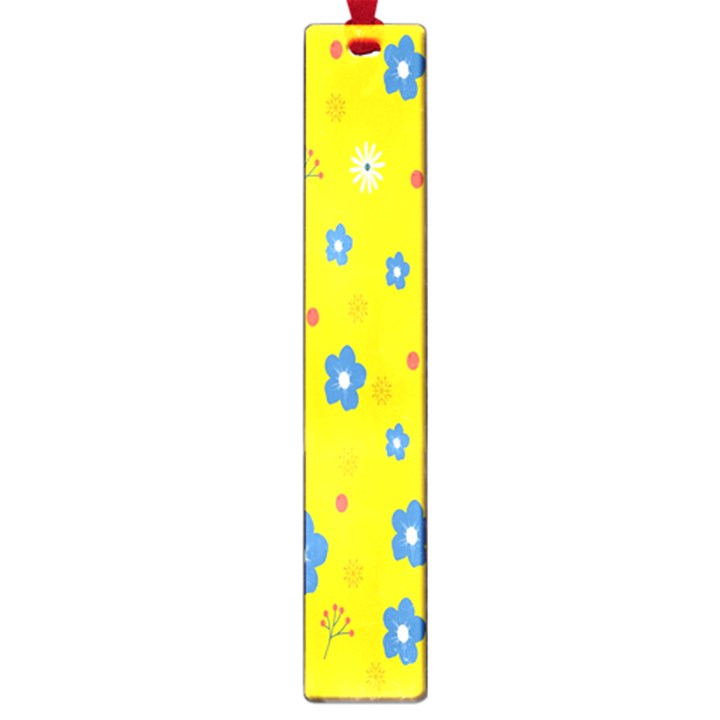 Floral Yellow Large Book Marks