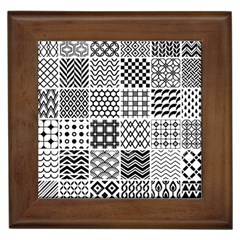 Ilustrasi Pattern Framed Tile