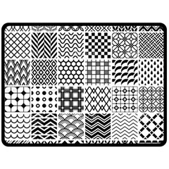 Ilustrasi Pattern Fleece Blanket (large) 