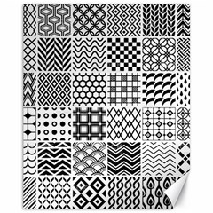 Ilustrasi Pattern Canvas 11  X 14  by nate14shop